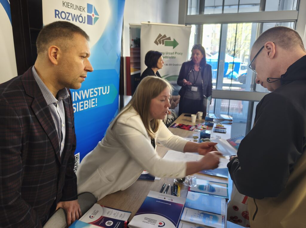Stoisko WUP na Targach Pracy w Grudziądzu