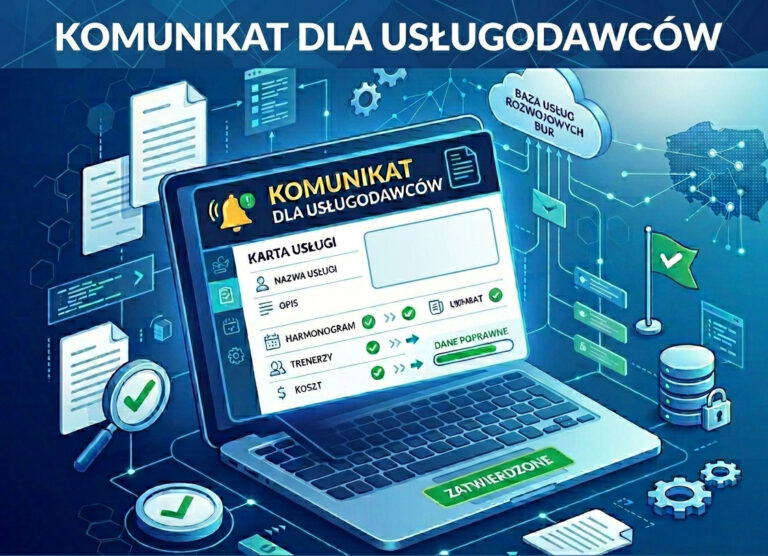 Komunikat dla usługodawców