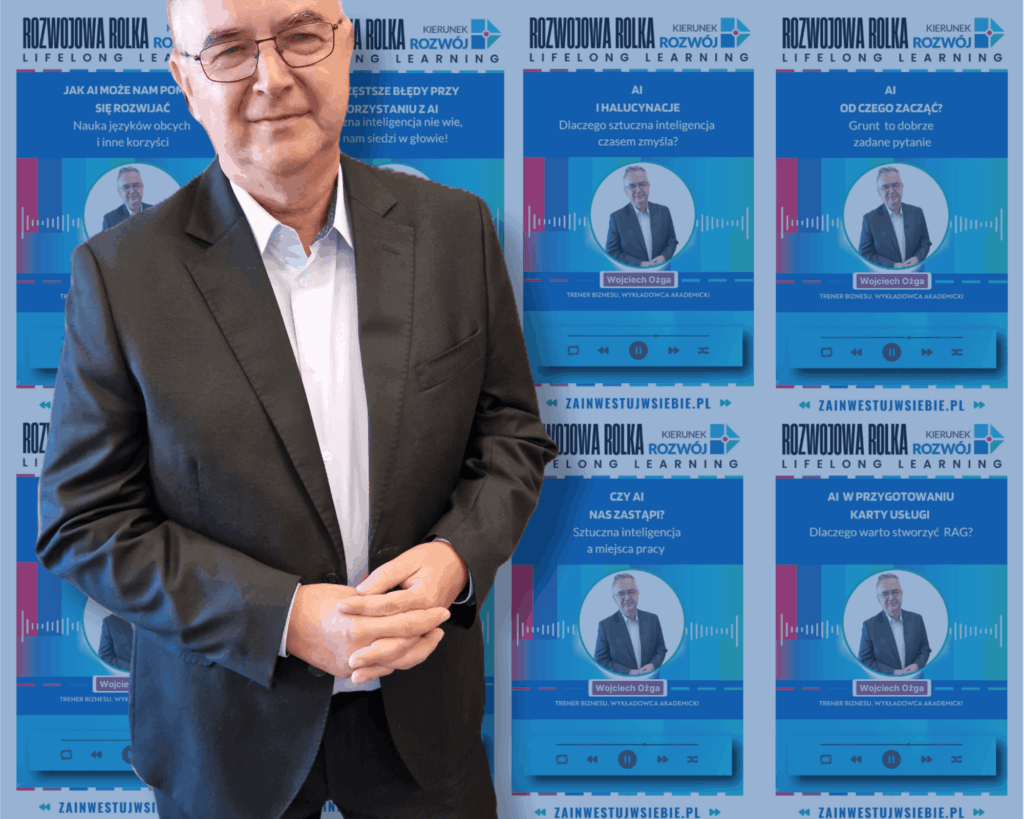 Zdjęcie promujące rolki rozwojowe Wojciecha Ożgi