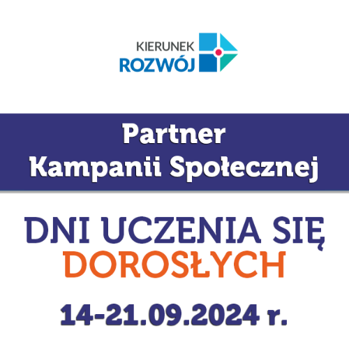 Na zdjęciu jest widoczne jest logo dni uczenia się i projektu KR